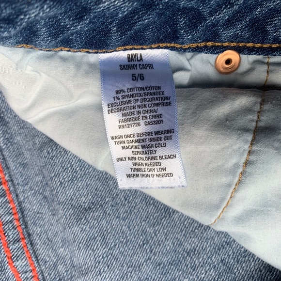 Aeropostale Bayla Skinny Capri Jean, size 5/6 - Picture 7 of 7